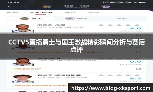 CCTV5直播勇士与国王激战精彩瞬间分析与赛后点评